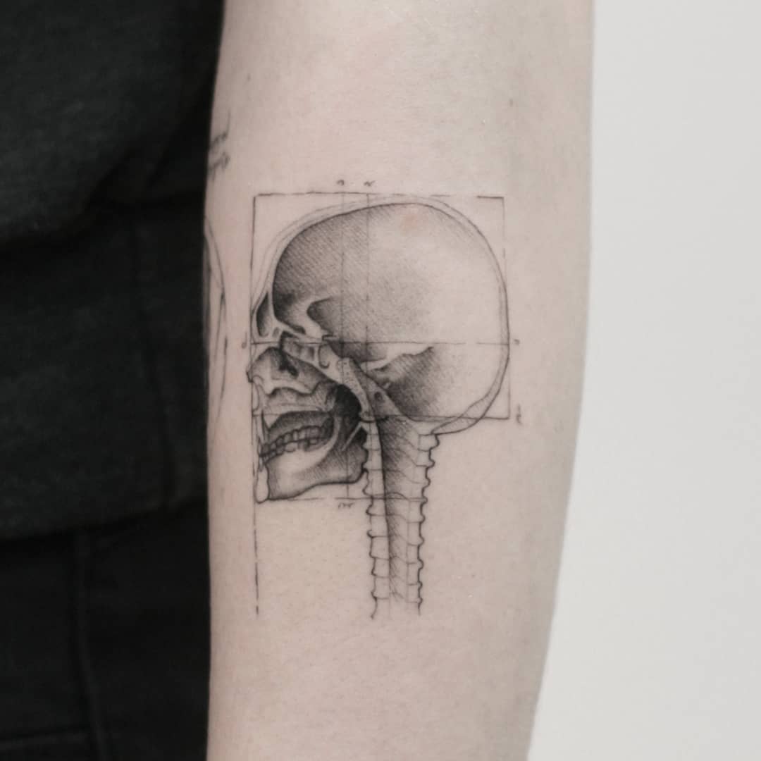 Thommesen Ink Skull Tattoo